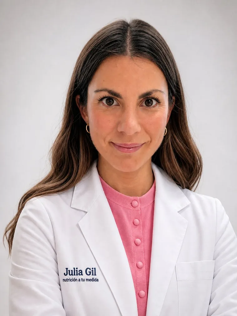 Julia Gil, dietista-nutricionista especializada en salud hormonal femenina en Madrid